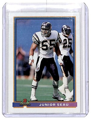 1991 Bowman Junior Seau San Diego Chargers #455