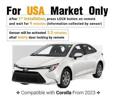 Protect-X for Corolla 2023-2026, Anti-Theft Alarm, Cat & Wheel