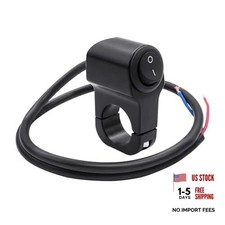 Motorcycle Handlebar Switch, 12V Waterproof Handlebar Light Switch with 1 PCS