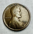 Beautiful Lincoln Wheat Small Cent 1912S Copper BN Circulated US Coin You Grade!