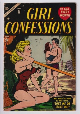 Girl Confessions #28 VG- 1953 Atlas Comics