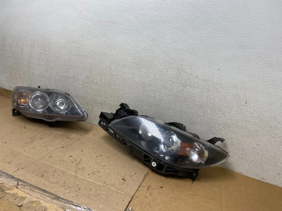 Faros halógenos laterales izquierdo+derecho Mazda 3 2004 a 2009 sedán U6891 DW Foto 2 de 4