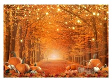 Allenjoy 7 x 5 FT Fall Photography Backdrop Thanksgiving Party 82 x 59 in