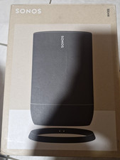 Sonos Move WLAN Bluetooth Smart Speaker - Schwarz Gebraucht GUT OHNE LADERING