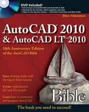 AutoCAD 2010 and AutoCAD LT 2010 Bible by Finkelstein, Ellen Paperback Book The