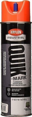 Krylon Upside Down Marking Paint Alert Fluorescent Red/Orange Solvent Base...
