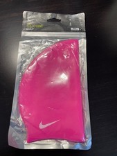 Nike Silicone Swim Cap- Pink- Hypoallergenic, High stretch silicone material