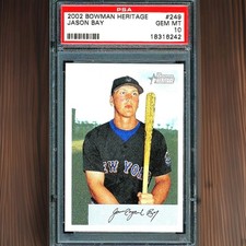 2002 Bowman Heritage - Jason Bay (RC) #249 PSA 10