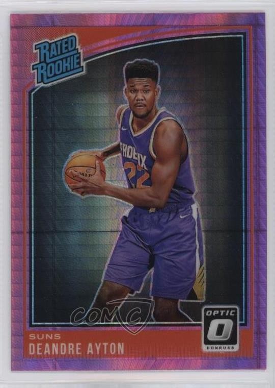 2018 Panini Donruss Optic Rated Rookie Pink Hyper Prizm DeAndre Ayton #157 0b0