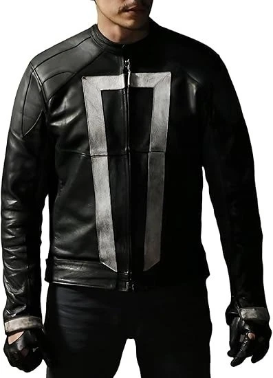Men's Classic Racing Motorcycle Jacket Stylish Celebrity Biker Leather Riders