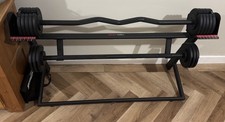 Bodymax Selectable Adjustable Barbells 9-36kg Black Selectabell VGC £499rrp