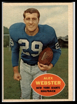 1960 Topps #75 Alex Webster
