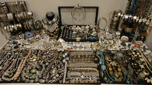 HUGE High End Estate Costume Jewelry Lot Vintage Gold Silver Plate Signed 474Pc