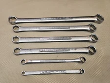 USA Made= CRAFTSMAN = 6pc LARGE Double BOX END WRENCH SET SAE INCH 3/4"  1"