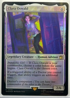 Clara Oswald, Magic Gathering, MTG, Doctor Who (0009) FOIL
