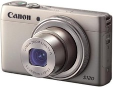 Canon fotocamera digitale PowerShot S120 argento F/1.8 obiettivo zoom 5x PSS120 SL 193 g