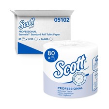 Scott Professional Standard Roll Toilet Paper, Bulk 05102 , White, Individua...