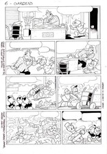 ROMANO SCARPA - Tavola Disney Paperino custode dei Giardini di Babilonia p. 6