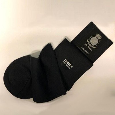 Men's Long Chiffon Filo Di Scotia Sock Knit Made in Italy