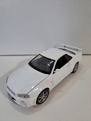 ミニカー 2002 NISSAN SKYLINE GT-R (R34) MOTOR MAX ミニカー 2002