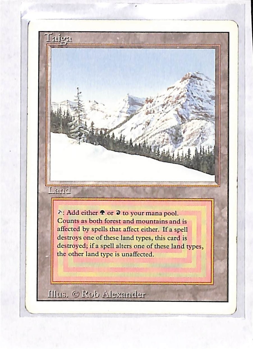 mtg 引退品 MTG - Revised (1994) - Taiga - MP | eBay