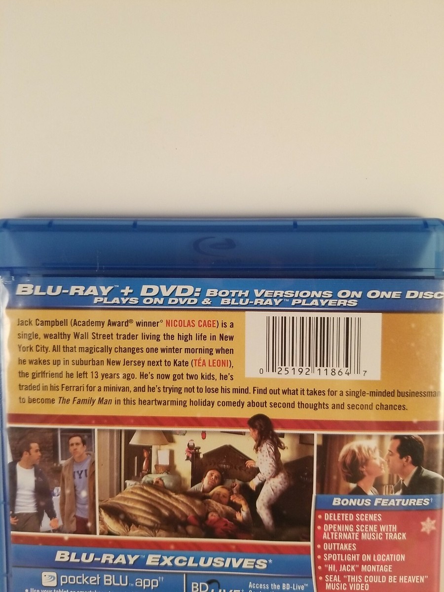 The Family Man Blu-Ray And Dvd: Nicholas Cage& Téa Leoni