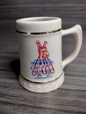 VINTAGE The Baseball Hall of Fame and Museum Mini Mug  Cooperstown, New York