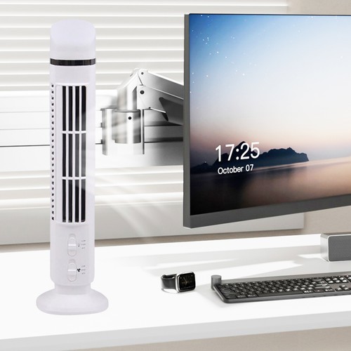 Oscillating Tower Fan Quiet Bladeless Cooling Desktop USB bladeless fan - Picture 9 of 18