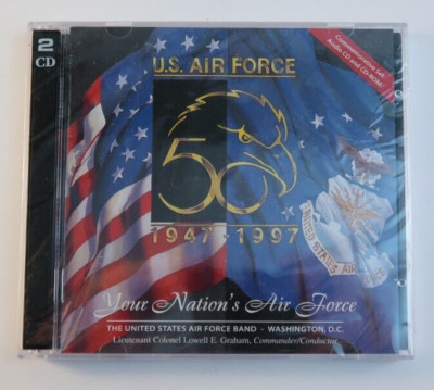U.S. Air Force 1947-1997 Your Nation's Air Force Band CD & CD-Rom Compact Disc