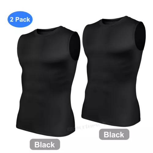 Gilet dimagranti uomo sport abbigliamento attivo top shapewear camicia compressione body shaper - Foto 21 di 36
