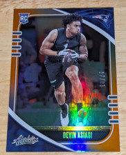 Devin Asiasi 2020 Panini Absolute Rookie Spectrum Orange RC #'ed /75 #131