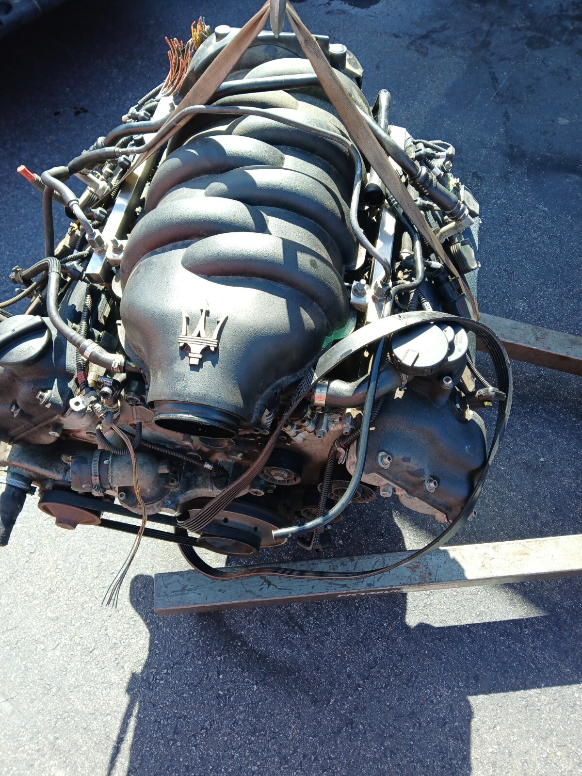 2003-2007 MASERATI QUATTROPORTE 4.2 V8 Engine Motor 58,000 Miles *broken oil pan
