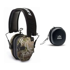 Walkers Razor Slim Electronic Hearing Protection Muff Camo with Case