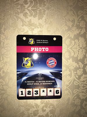 Sammler Used Presse Press Ticket FK Rostov - FC Bayern München 23.11.16 FCB
