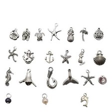 Charms and Initial Charm Add-on: To be added to a new necklace/bracelet order