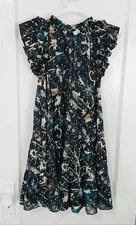 Ulla Johnson Size 6 Denia Dress Ruffle Sleeve Boho Grunge Dainty Cottage NWOT
