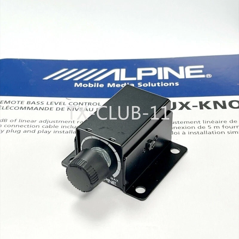 NEW FOR Alpine RUX-KNOB Remote Bass Level Control with 5m Connection Cable - Image 2 of 4
