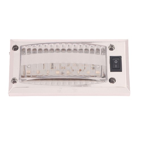 Bright Light Panel Car 12V-24V COB Truck Car Interior Blue Light Reading Lamp - Photo 11/12