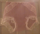 SEAMLESS Orchid SHEER NYLON SISSY PANTIES BRIEFS Waistband Stretches 32-44"