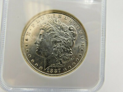 1887 Top 100 Vam 12 DDO Gator Morgan Silver Dollar NGC GradedMS64