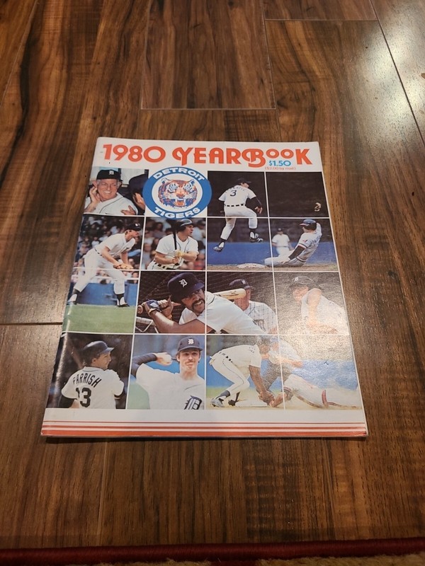 1980 Detroit Tigers Yearbook
