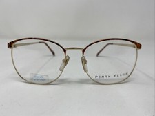 Perry Ellis Japan PE-12-1 57-17-145 Demi Amber Full Rim Eyeglasses Frame MC63
