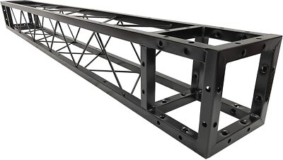 Cedarslink 2 Meter 6.56 ft. Square 8''x8'' Black Trussing Box Truss Section Bolted