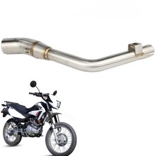 Fit For Honda XR150L 2023 Stainless Steel Middle Exhaust Pipe Without Muffler 