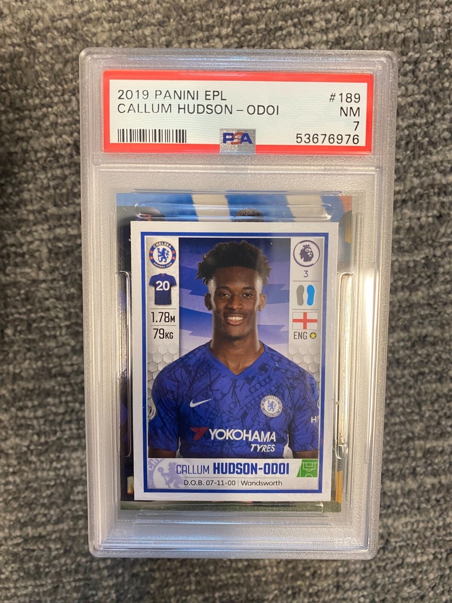 2019 PANINI EPL Callum Hudson-Odoi #189 Chelsea FC PSA 7 | eBay