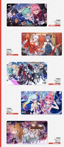 miHoYo Honkai Impact 3 Official Large Mouse Pad Table Mats 40*70cm Game Mats - Photo 9/28