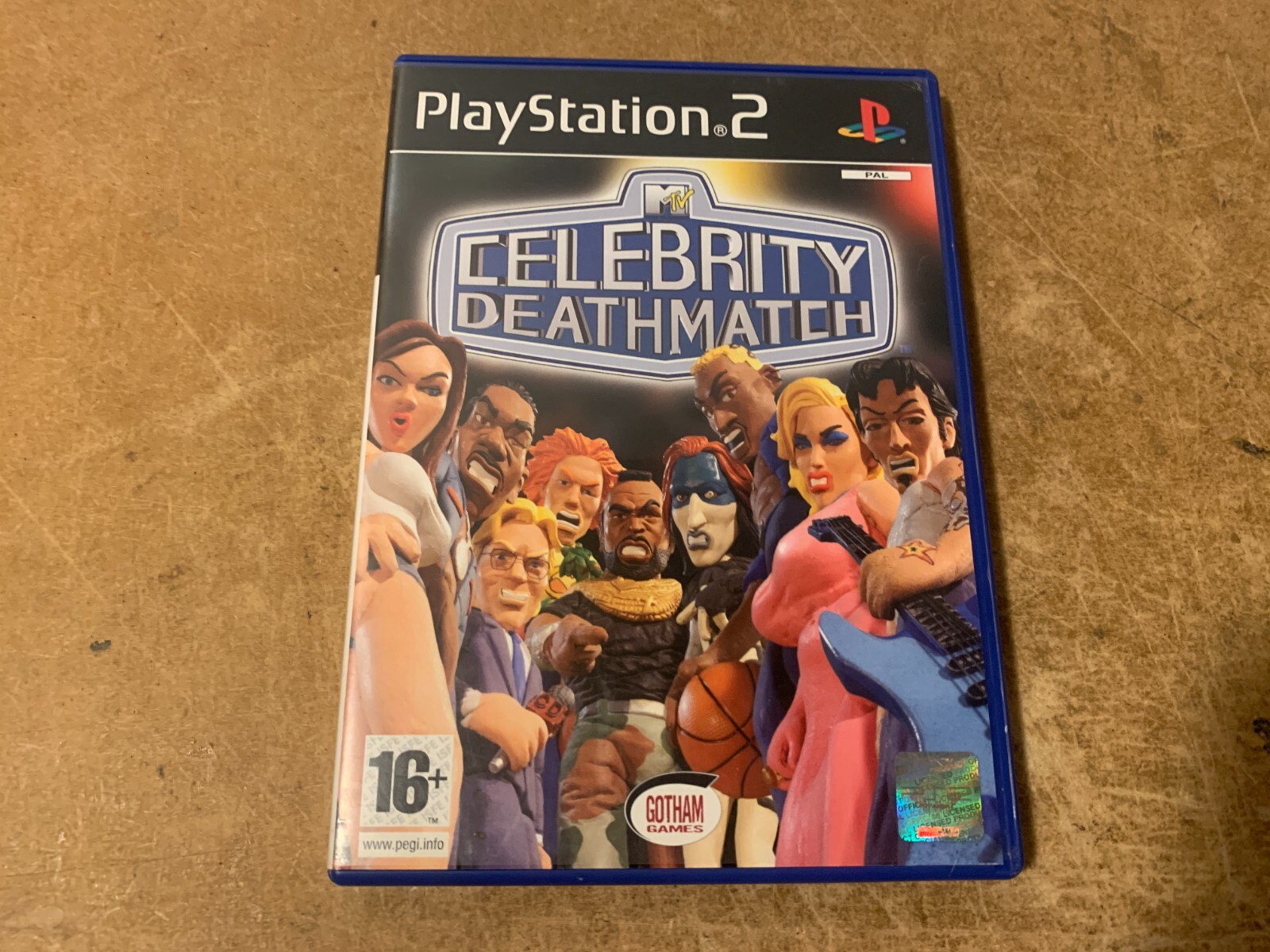 JEU SONY PLAYSTATION 2 PS2 CELEBRITY DEATHMATCH EN BOITE