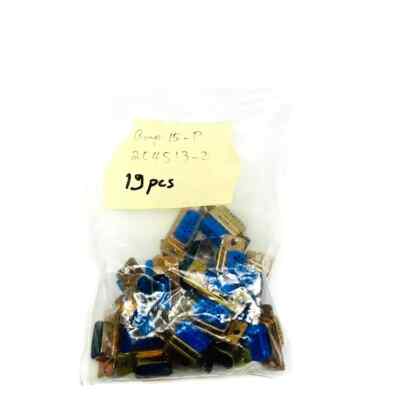 Amphenol 204513-2 D-Sub MIL Spec Connector, 15 Pos Male Pins M24308 4-11F 19 pcs