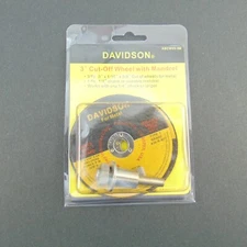 Davidson High Speed Cut Off Wheels 3” x 1/16” x 3/8” Re-useable Mandrel Included