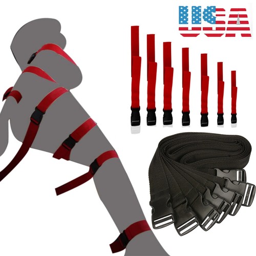 7 PIEZAS de retención de nailon Bondage Mujeres de correa Parejas Adulto Cuerpo BDSM | eBay